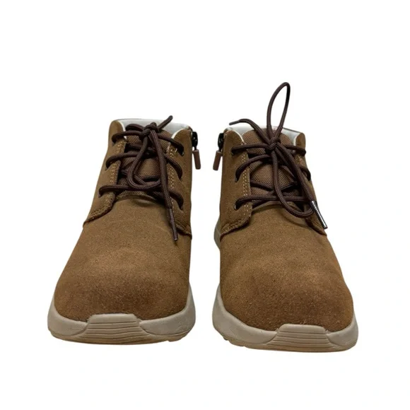 Like new! UGG K Canoe III Weather suede Chukka boots, waterproof, tan, kids13 - Picture 5 of 13
